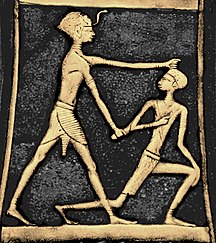 216px-Pharaoh_Ahmose_I_slaying_a_Hyksos_(axe_of_Ahmose_I,_from_the_Treasure_of_Queen_Aahhotep_...jpg