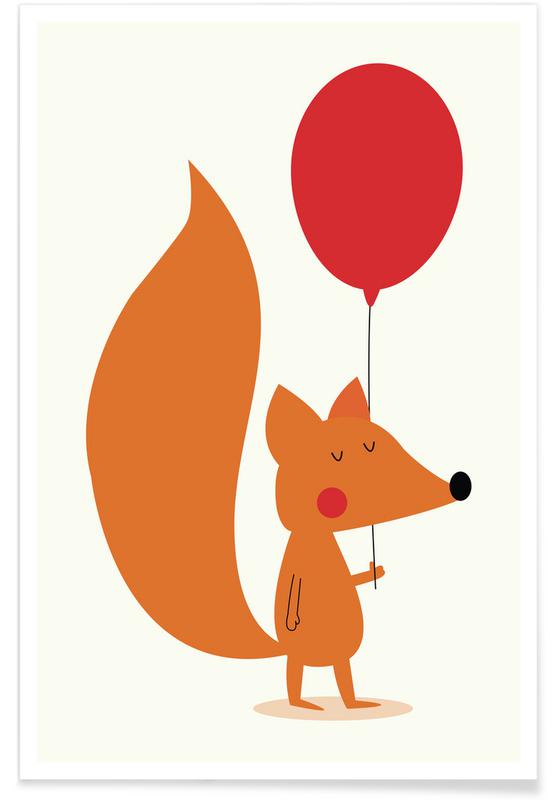 Fox-with-a-Red-Balloon-Karin-Bijlsma-Poster.jpg