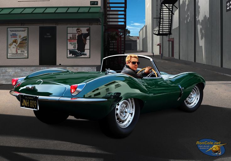 Steve McQueen in his Jaguar XKSS.jpg