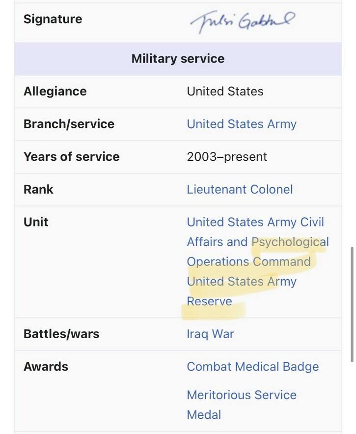 Tulsi military service.jpg