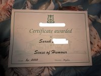 Everyone in junior school got a participation award. Can you tell I wasn’t a very academic kid.jpeg