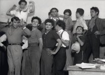 Gay men pose for a photo while being detained at a police station in Mexico, 1935.jpeg