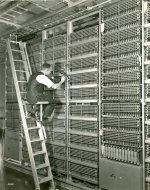 Electromechanical telephone switches...NYC telephone exchange, 1940s.jpeg